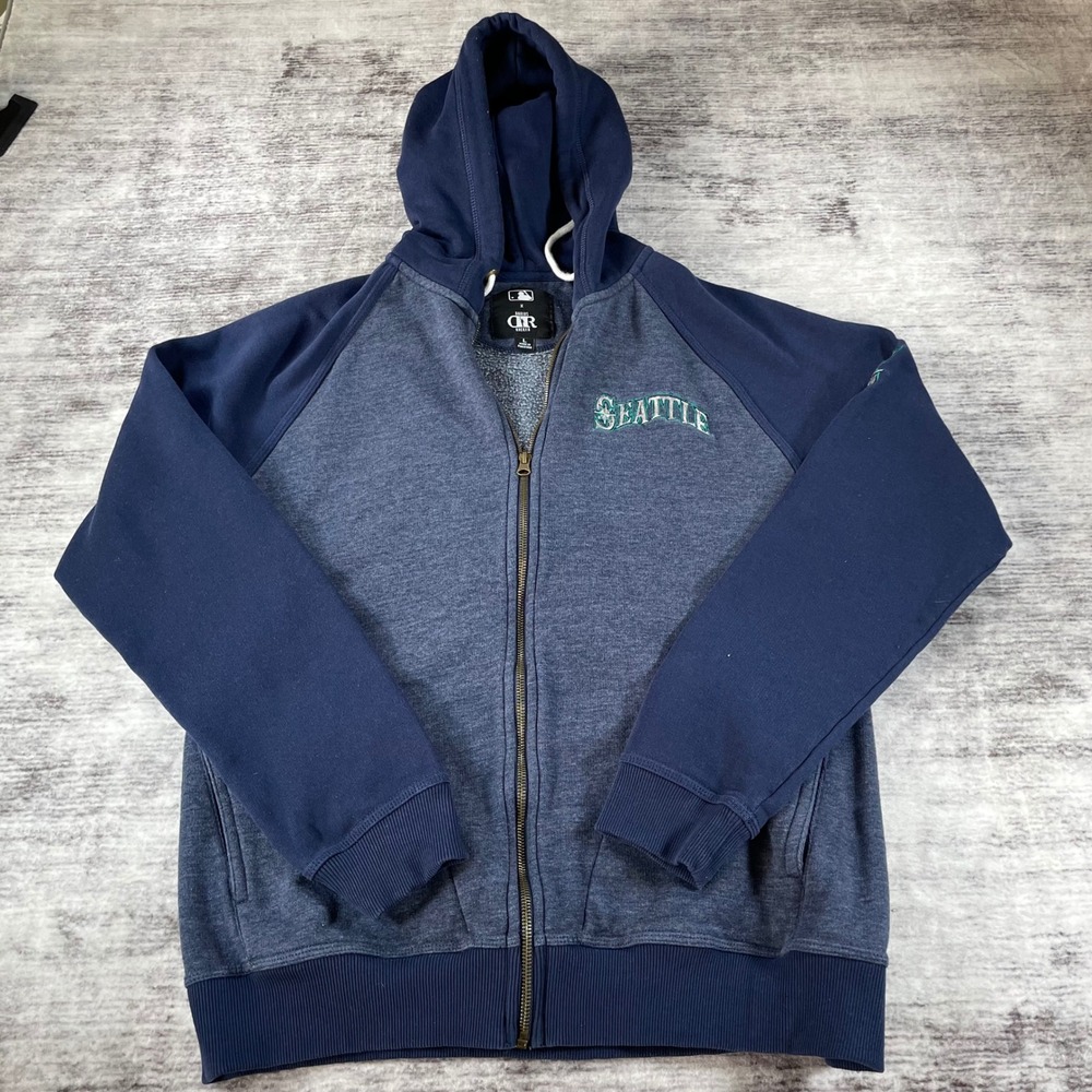 MLB Seattle Mariners Darius Rucker Zip Up Hoodie Mens Large Blue DR33HD095